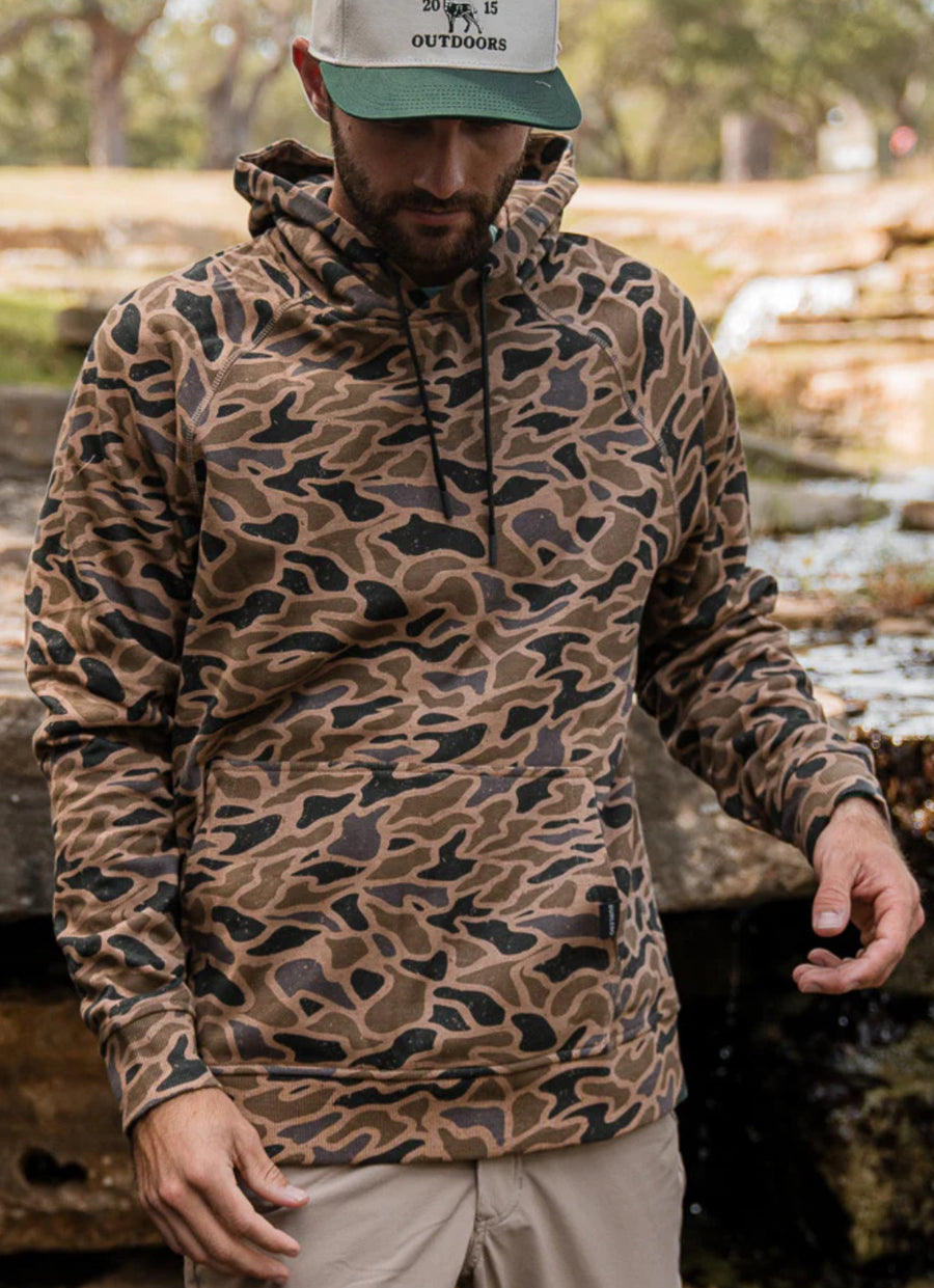 Burlebo Fleece Hoodie Gauge Camo