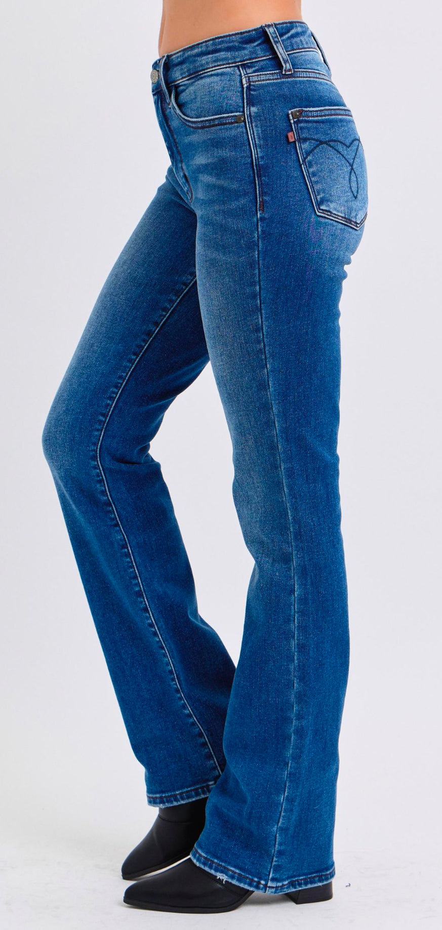 Judy Blue Mid Rise Thermal Bootcut